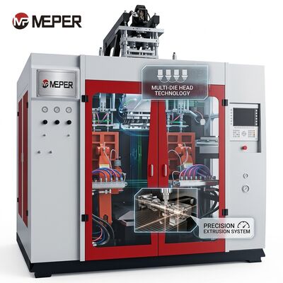 Low-Waste Precision PE Extrusion Blow Molding Machine 80FDE-4S(100)